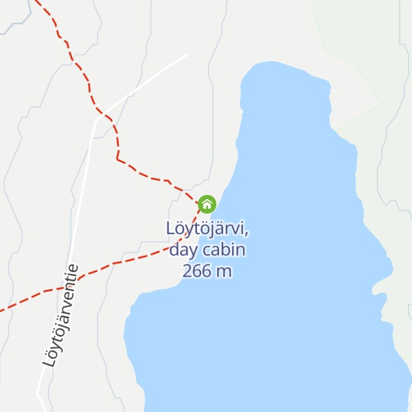 Map of Löytöjärven päivätupa