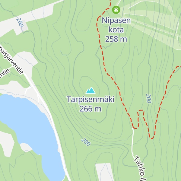 Map of Tarpisenmäki