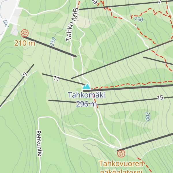 Map of Tahkomäki