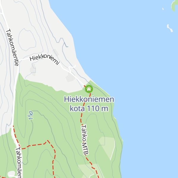 Map of Hiekkoniemen kota