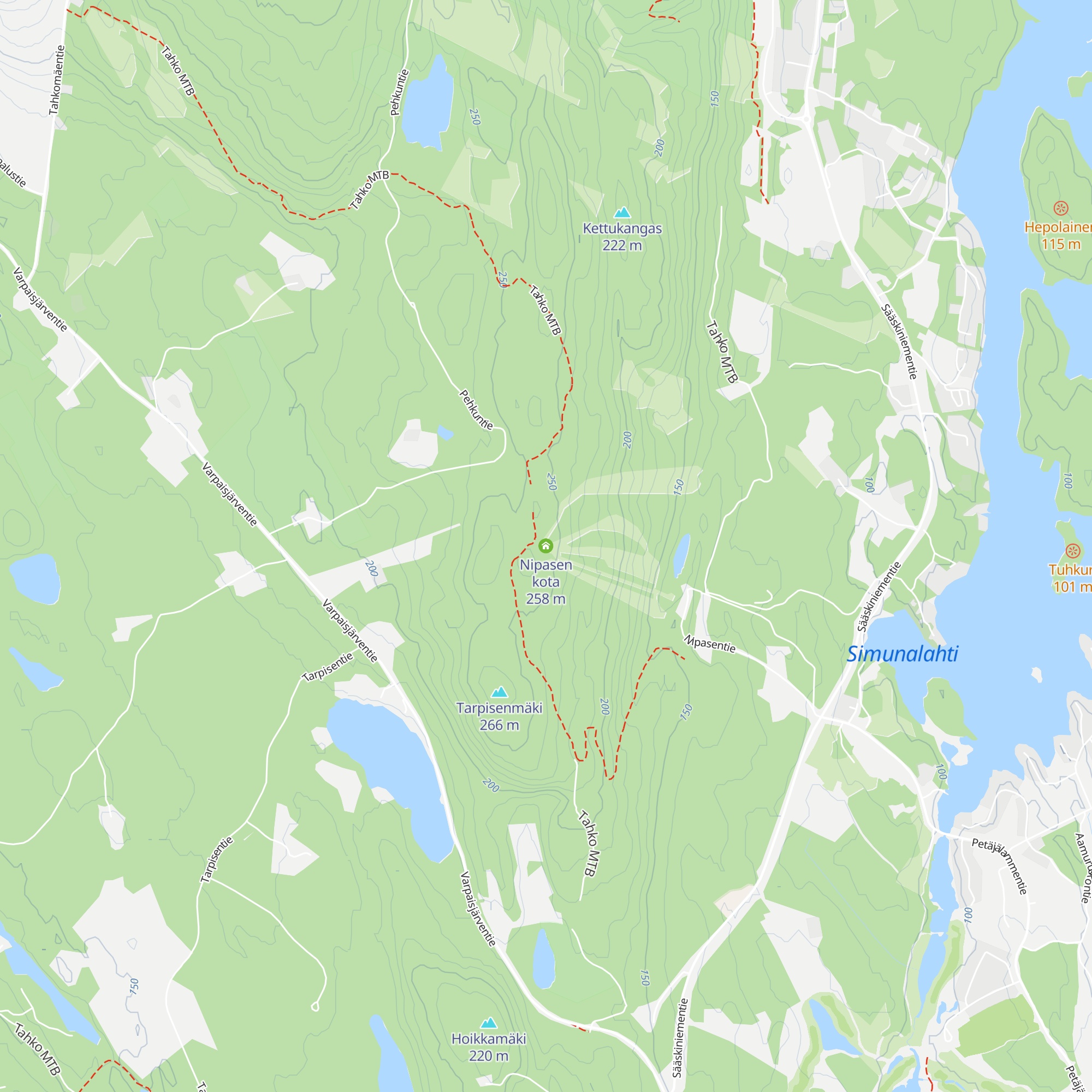 Nipasen kota map