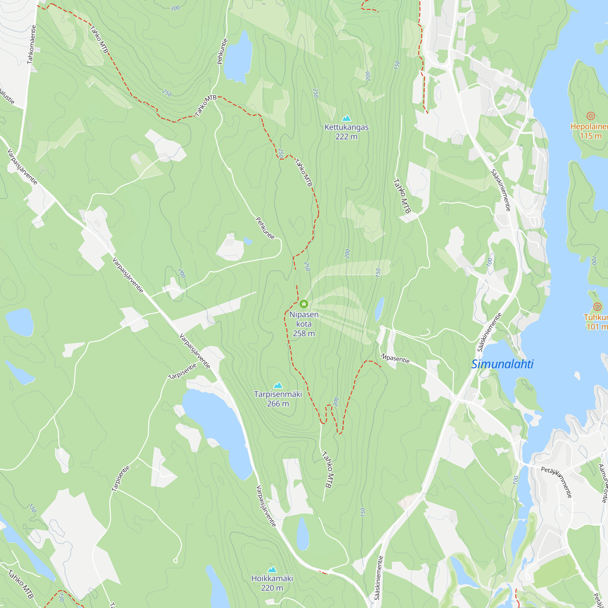 Nipasen kota map