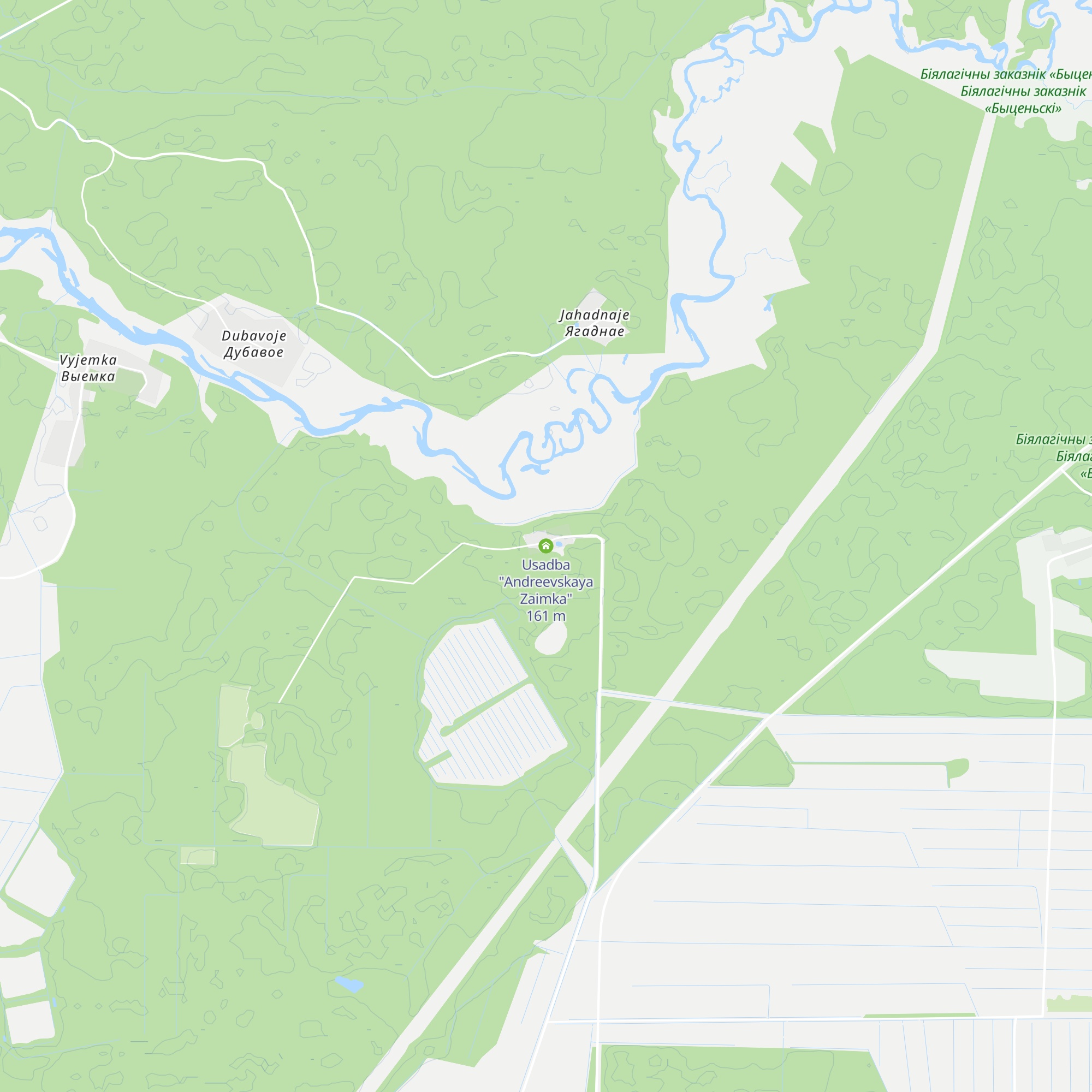 Usadba "Andreevskaya Zaimka" map