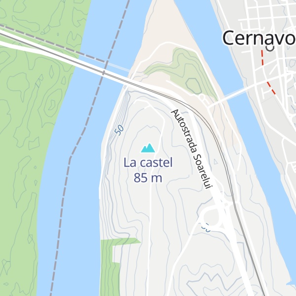 Map of La castel