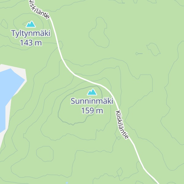 Map of Sunninmäki