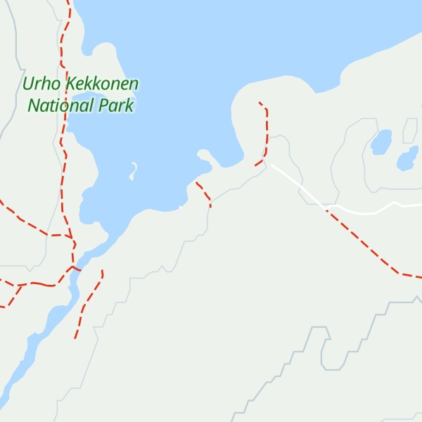 Map of Luirojärven varaustupa