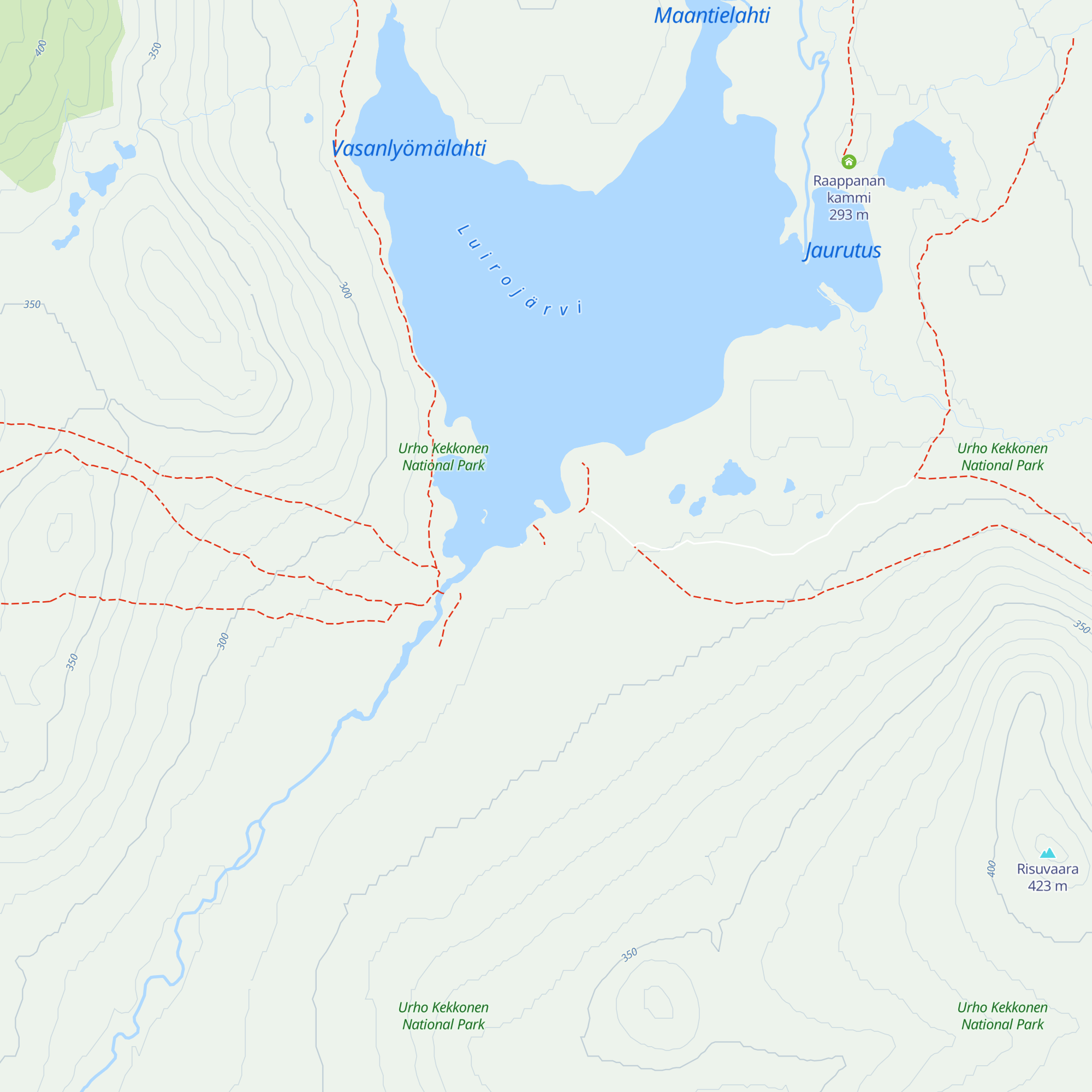 Luirojärven autiotupa map