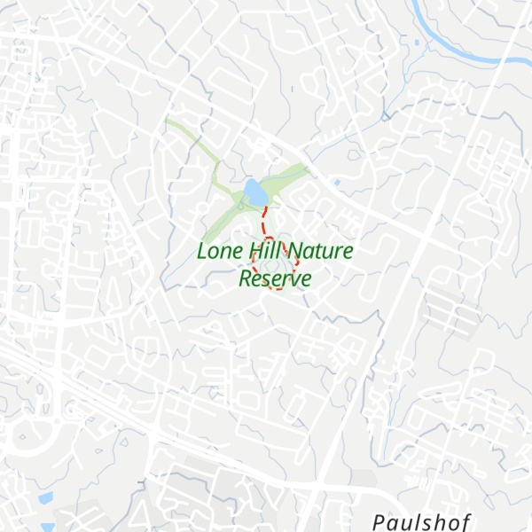 Map of Lone Hill Koppie