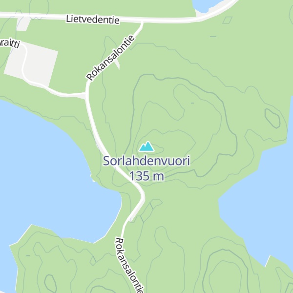 Map of Sorlahdenvuori