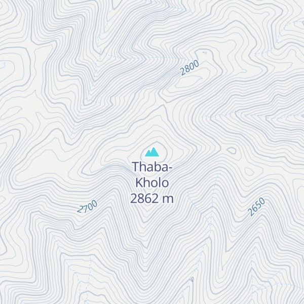 Map of Thaba-Kholo