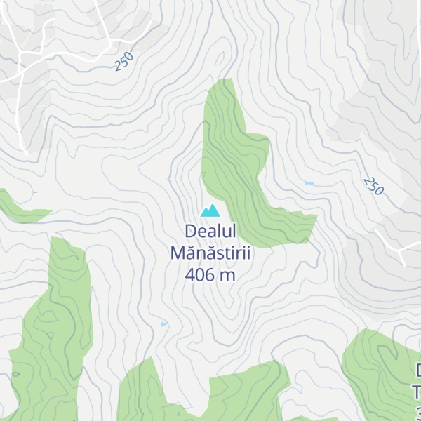 Map of Dealul Mănăstirii