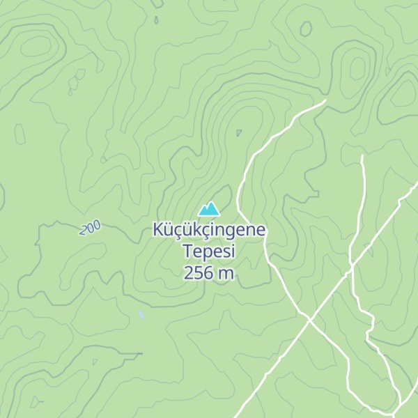 Map of Küçükçingene Tepesi