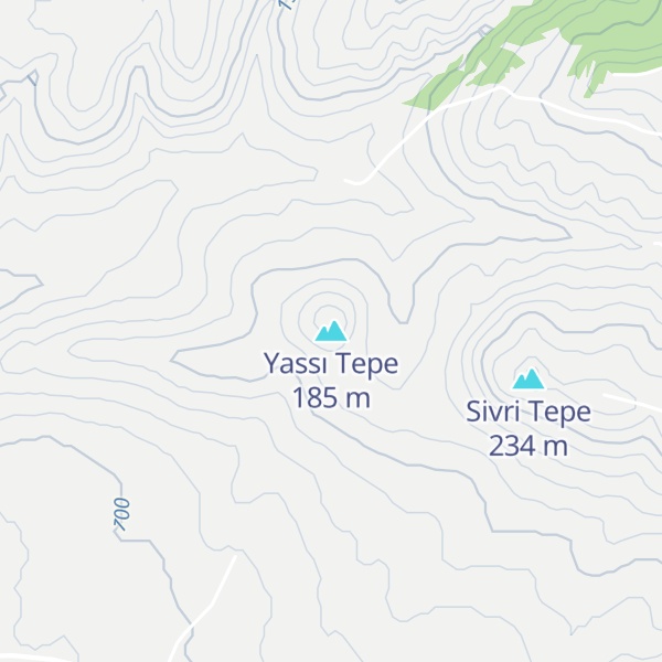 Map of Yassı Tepe