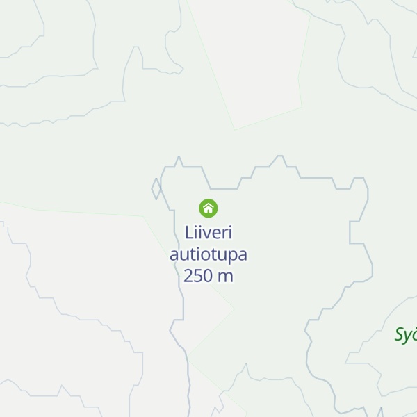 Map of Liiveri autiotupa
