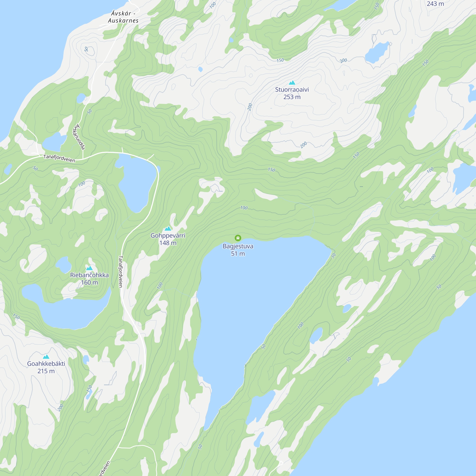 Bagjestuva map