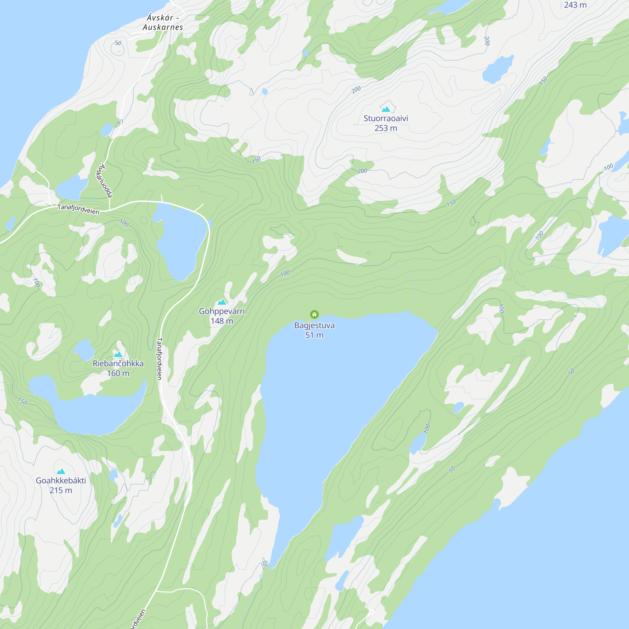 Bagjestuva map