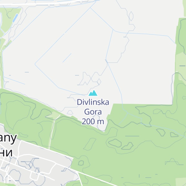 Map of Divlinska Gora