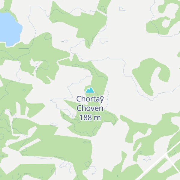 Map of Chortaў Choven
