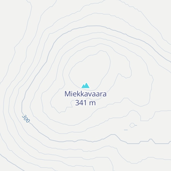 Map of Miekkavaara