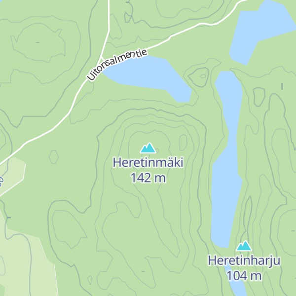 Map of Heretinmäki