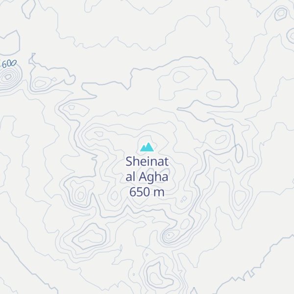 Map of Sheinat al Agha