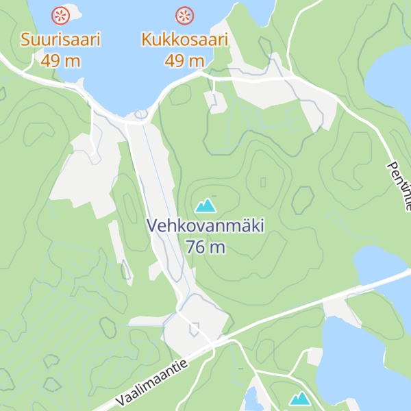 Map of Vehkovanmäki