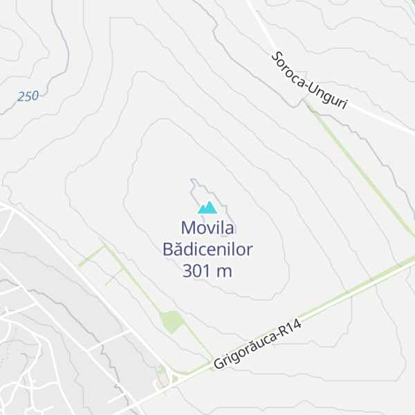 Map of Movila Bădicenilor