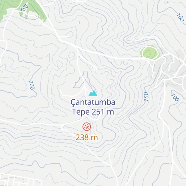 Map of Çantatumba Tepe