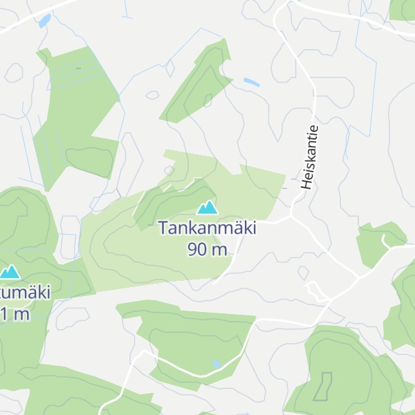 Map of Tankanmäki