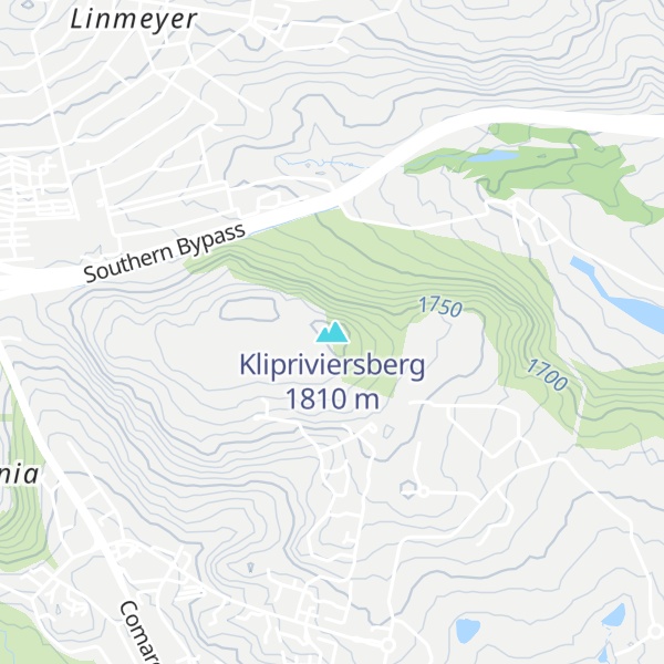 Map of Klipriviersberg