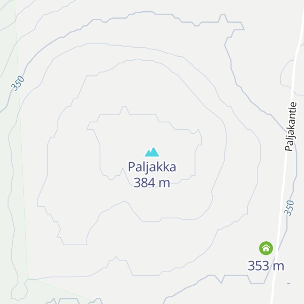 Map of Paljakka
