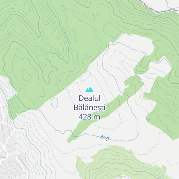Map of Dealul Bălănești