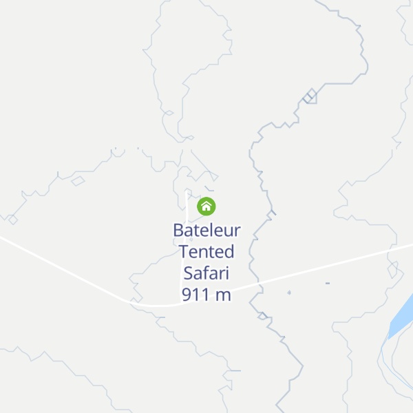 Map of Bateleur Tented Safari