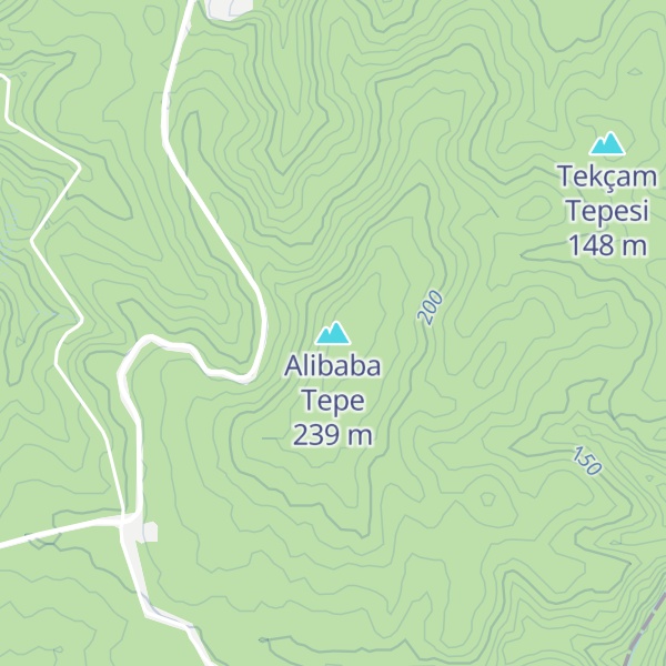 Map of Alibaba Tepe