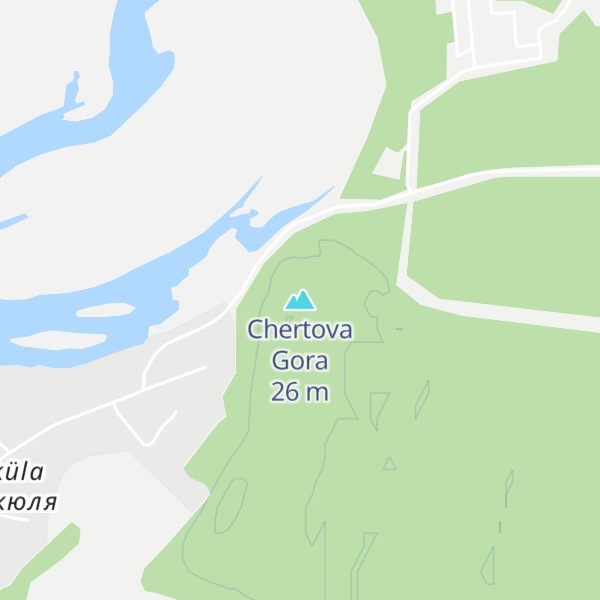 Map of Chertova Gora