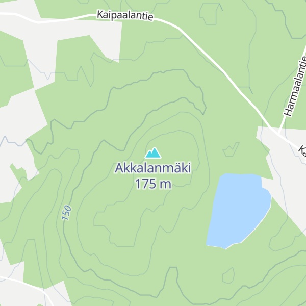 Map of Akkalanmäki