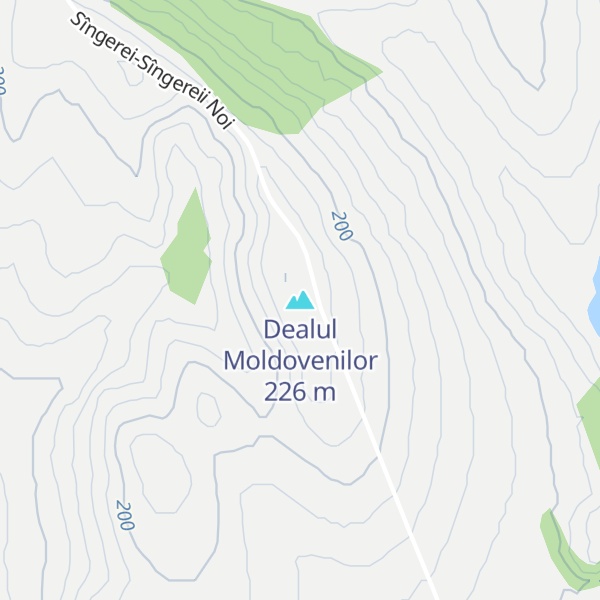 Map of Dealul Moldovenilor