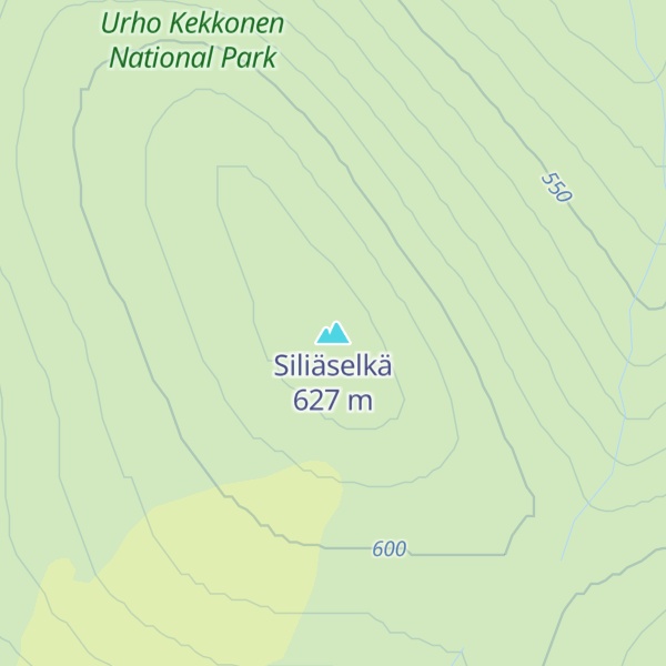 Map of Siliäselkä