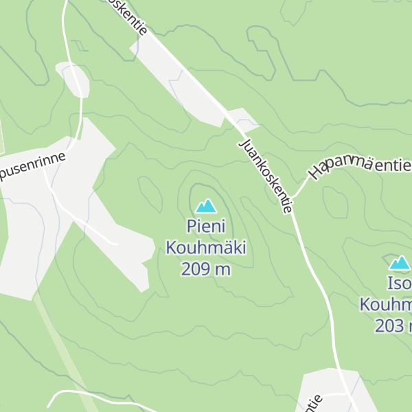 Map of Pieni Kouhmäki