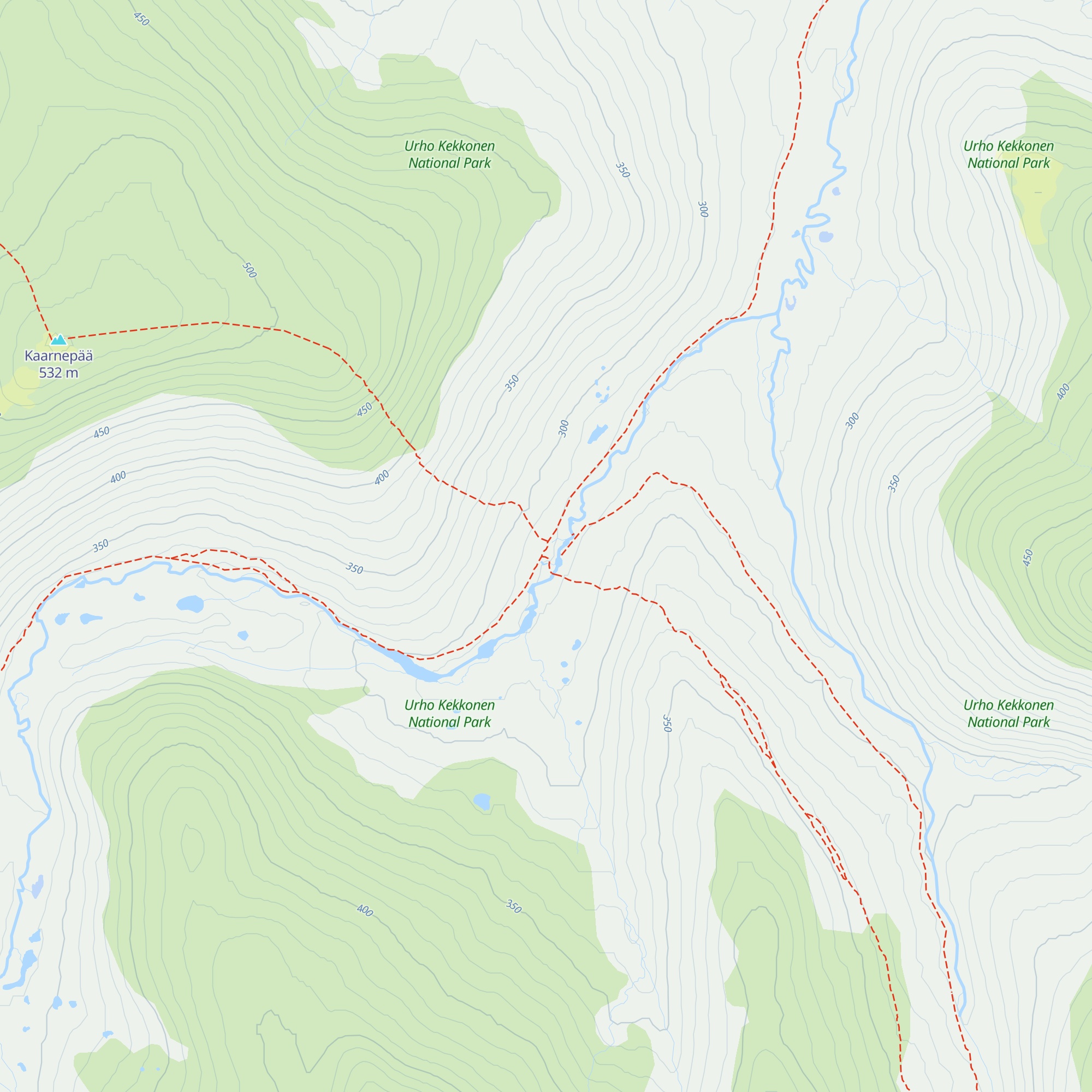 Sarvioja autiotupa map