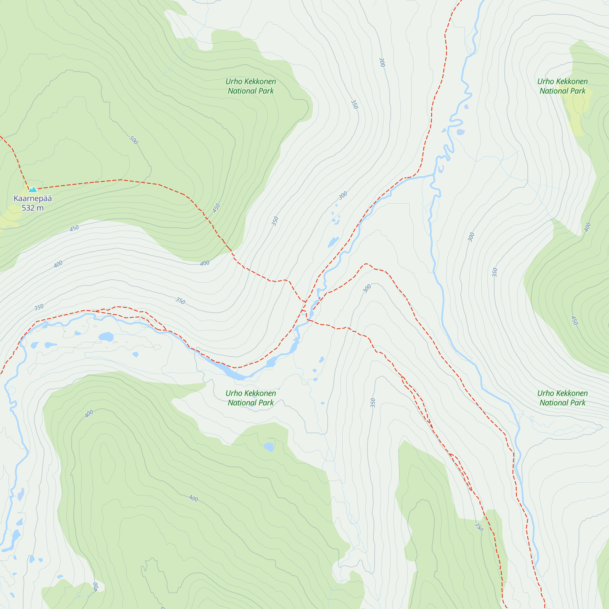 Sarvioja autiotupa map