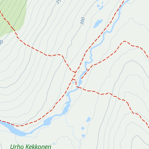 Map of Sarvioja autiotupa