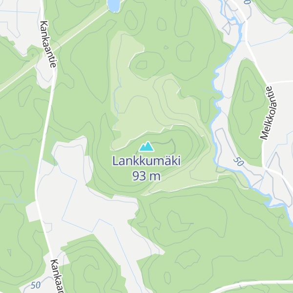 Map of Lankkumäki