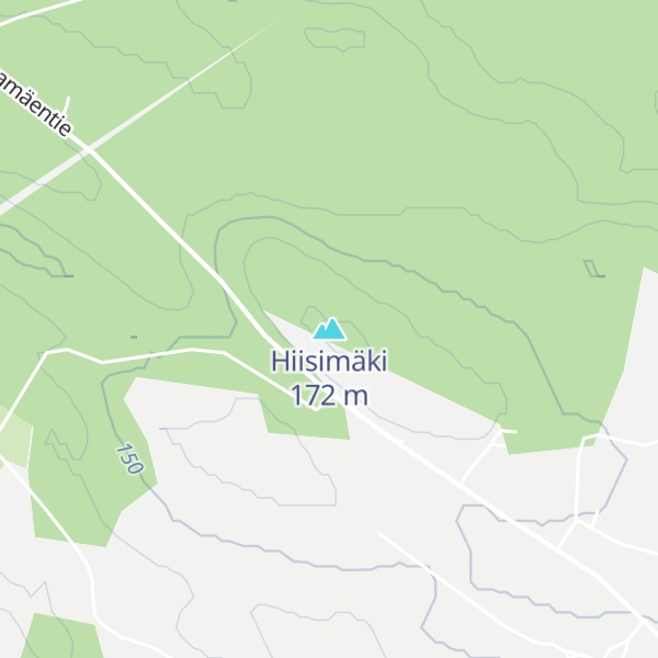 Map of Hiisimäki