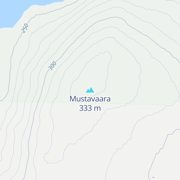 Map of Mustavaara