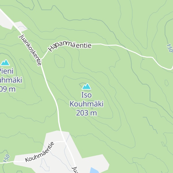 Map of Iso Kouhmäki