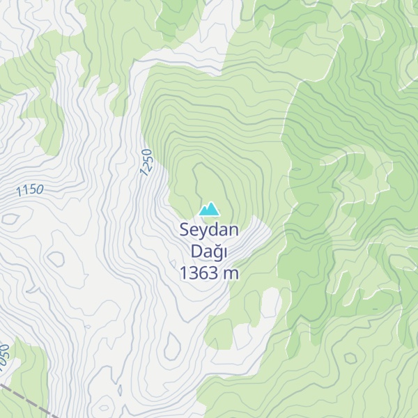Map of Seydan Dağı