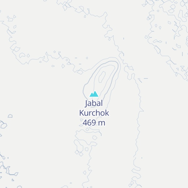 Map of Jabal Kurchok