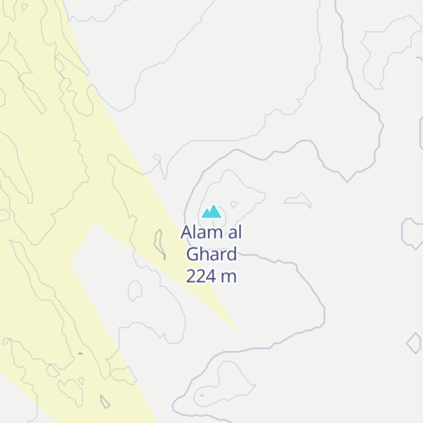 Map of Alam al Ghard