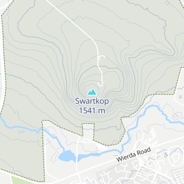 Map of Swartkop